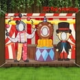 thumbnail image 5 of Wiywef Carnival Backdrops Circus Troup Photo Banner Backdrop Background Photo Props for Carnival Circus Birthday Party Decorations Supplies, 5 of 7