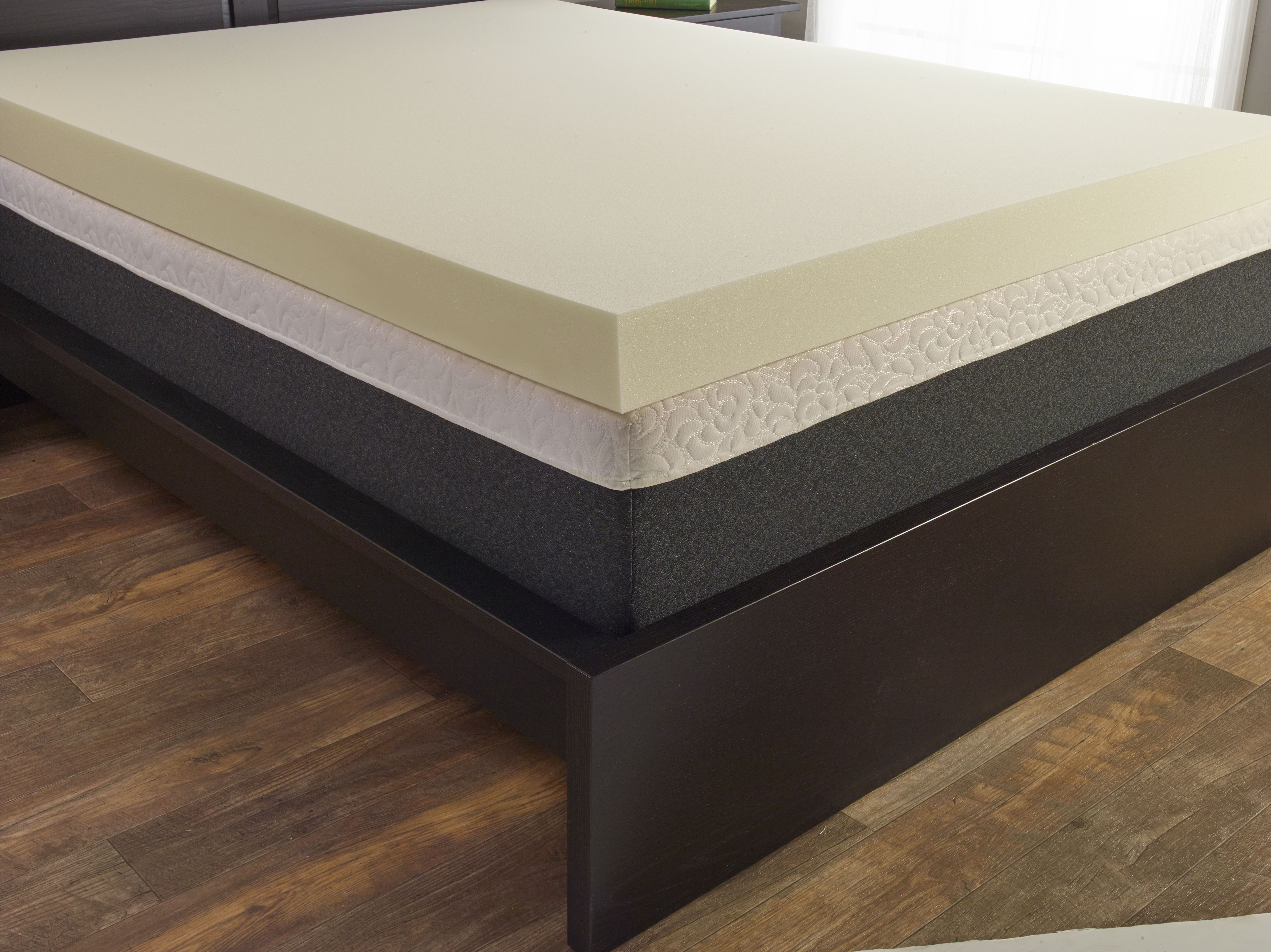 Memory Foam Mattress Topper, Twin, 4 inch, Isotonic