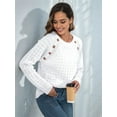 thumbnail image 5 of Women’S Casual Knitted Pullover Sweaters Long Sleeve Crew Neck Jumper Tops, 5 of 7