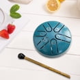 thumbnail image 4 of HUASHENG Rain Drum For Outside Steel Tongue Drum Rain Chime Rain Drum Instrument For Outside Steel Tongue Drum Rain Chime Steel Tongue Drum 3 Inches 6 Notes Mini Handpan Dru, 4 of 4