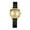 Gold Black, variant on Stylish Mesh Band Watch - Blend of Elegance and Practicality