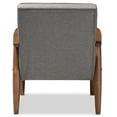 thumbnail image 4 of 2 Piece Mid Century Modern Tufted Loveseat and Chair Set in Gray, 4 of 12