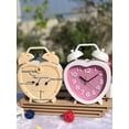 thumbnail image 3 of Reloj despertador de dormitorio Saytay, reloj despertador de amor, reloj de escritorio para decoración del hogar de estudiantes (hy), 3 of 3