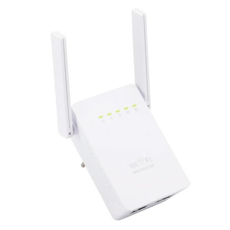 300Mbps Dual Band Wireless Range Extender WiFi Router 2 Antenna Double Frequency Trunk Circuit Commercial Repeater Network Extender Signal (Best Commercial Routers 2019)