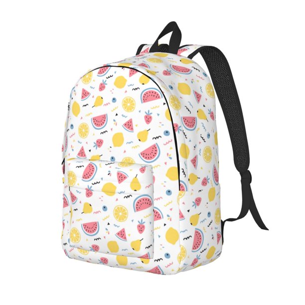 Fotbe Tropical Fruit Mochila de Lona con Estampado, Mochila Duradera, Mochila Versátil de Alta Calidad, Mochila Compacta Vintage-Small
