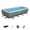 Gray, variant on Bestway: Power Steel 24' X 12' X 52" Above Ground Pool Set  -7937 Gallon, Rectangular, Outdoor Family Pool, Includes ChemConnect Dispenser, Sand Filter Pump, Ladder & Cover
