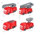 8 Pack Kids Fire Trucks Playset For Boys, Pull Back Cars Kid Fire