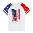 thumbnail image 4 of GERsome 4th of July T-Shirts for Unisex Kids Girls Short Sleeve Crew Neck American Flag Patriotic Tops Loose Fit Summer Graphic Tee, 9-10Years, 4 of 4