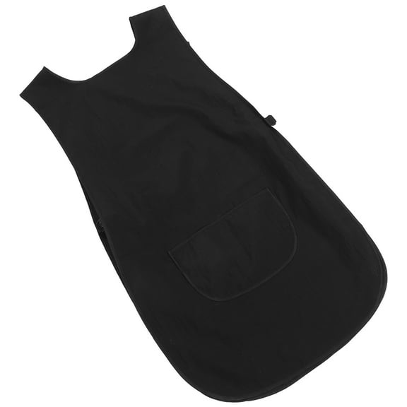 OUNONA Black Barber Apron Vest for Hairdressers and Salon Use, Comfortable and Hair Cutting
