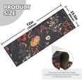 thumbnail image 5 of Yayeee Runner Rug for Bedroom 2'x6' Machine Washable Hallway Non Slip Mat, Black Floral Pattern, 5 of 8
