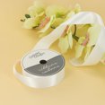 thumbnail image 3 of UNIQUE CREATIV blanc Double-Face Satin Ribbon, 23 mm (7/8 in), 5.49 m (18 ft), 3 of 4