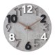 thumbnail image 1 of Reloj de pared grande de 30 cm sin ruidos de tictac, moderno reloj de pared 3D de madera para sala de estar, dormitorio, cocina (gris), 1 of 4