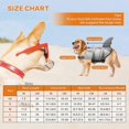 thumbnail image 3 of Chaleco salvavidas para perros para nadar y navegar, chaleco salvavidas ajustable Ripstop para perros con alta flotabilidad y asa de rescate duradera para perros pequeños, medianos y grandes esquí esquí Gafas de esquí, 3 of 5