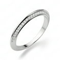 thumbnail image 2 of 0.70 TCW Round Brilliant Cut Eternity Wedding Ring 14K White Gold, 2 of 5