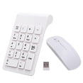 thumbnail image 4 of Numeric Keyboard USB Wireless Number Pad with Mouse for Laptop Desktop White, 4 of 8