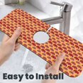 thumbnail image 6 of Kdxio Red Cars Pattern Non-Slip Diatom Mud Faucet Drain Pad,Self Absorbent Mat for Kitchen Sink for Variety Kitchen & Bathroom Countertops, 6 of 7
