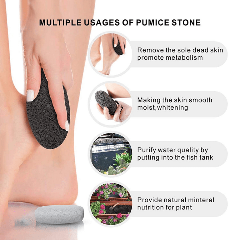 Pumice Stone Foot Scrubber - Pedicure Foot File with Handle for Dry Dead  Skin - Callus Remover for Feet - Foot Scraper - Exfoliating Brush for  Heels, Elbows, Hands - Yahoo Shopping