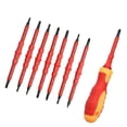 thumbnail image 3 of Juego de destornilladores aislados de acero de aleación de cromo vanadio ABS con hoja intercambiable para electricistas, 3 of 12