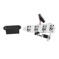 thumbnail image 1 of Prewired Guitar Control Plate with Metal Knobs 3 Stage Preamplifier Bass Guitar Control Board Assembly Replacement, 1 of 7