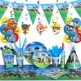 thumbnail image 2 of PAW Patrol-globos de papel de aluminio de látex para fiesta de cumpleaños, vajilla desechable, suministros para eventos para niños, Chase Marshall Skye, 2 of 5