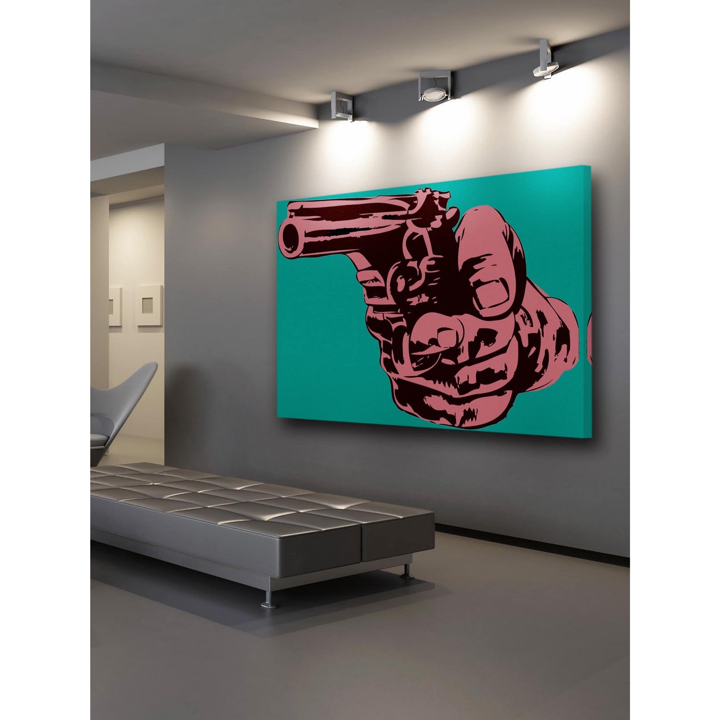 Marmont Hill "Gun 3" Print on Canvas