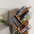 thumbnail image 6 of Buildhom 4-Tier Tree Bookshelf with Shelves, Freestanding Bookcase for Living Room, Bedroom, Home Office, Brown, 6 of 8