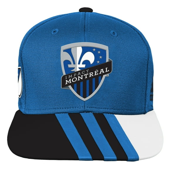 MLS Montreal Impact R S8FMK Youth Boys Flatbrim Snapback, One Size (8), Strong Blue