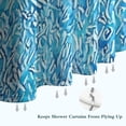 thumbnail image 6 of Blue White Tie Dye Textured Pattern Shower Curtain 84"x72" ,Bathroom Decorative Shower Curtains Set with 12 Hooks,Modern Waterproof Washable Shower Curtain, 6 of 6