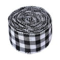 thumbnail image 4 of HUUXIW Polyester Gingham Wrapping Ribbon Plaid Burlap Ribbon Christmas Crafts Decoration Braid, 4 of 7