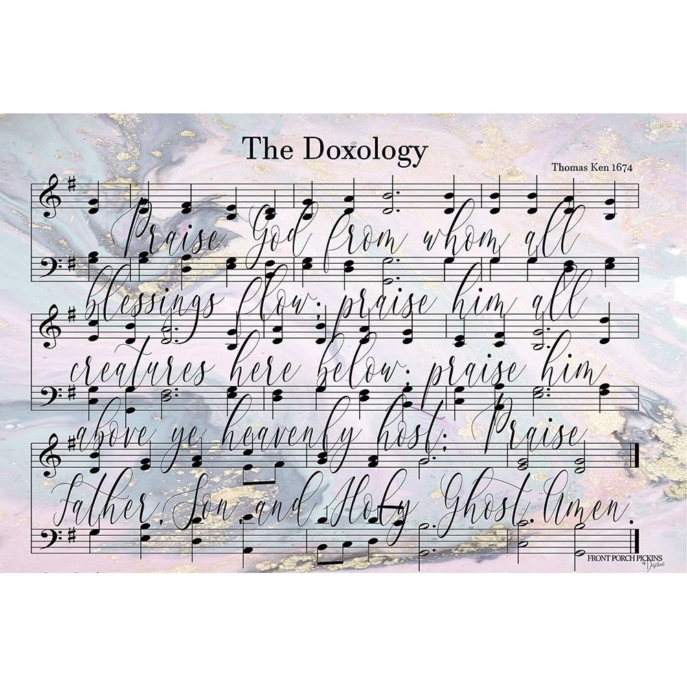 Printable Doxology Lyrics - Printable Word Searches