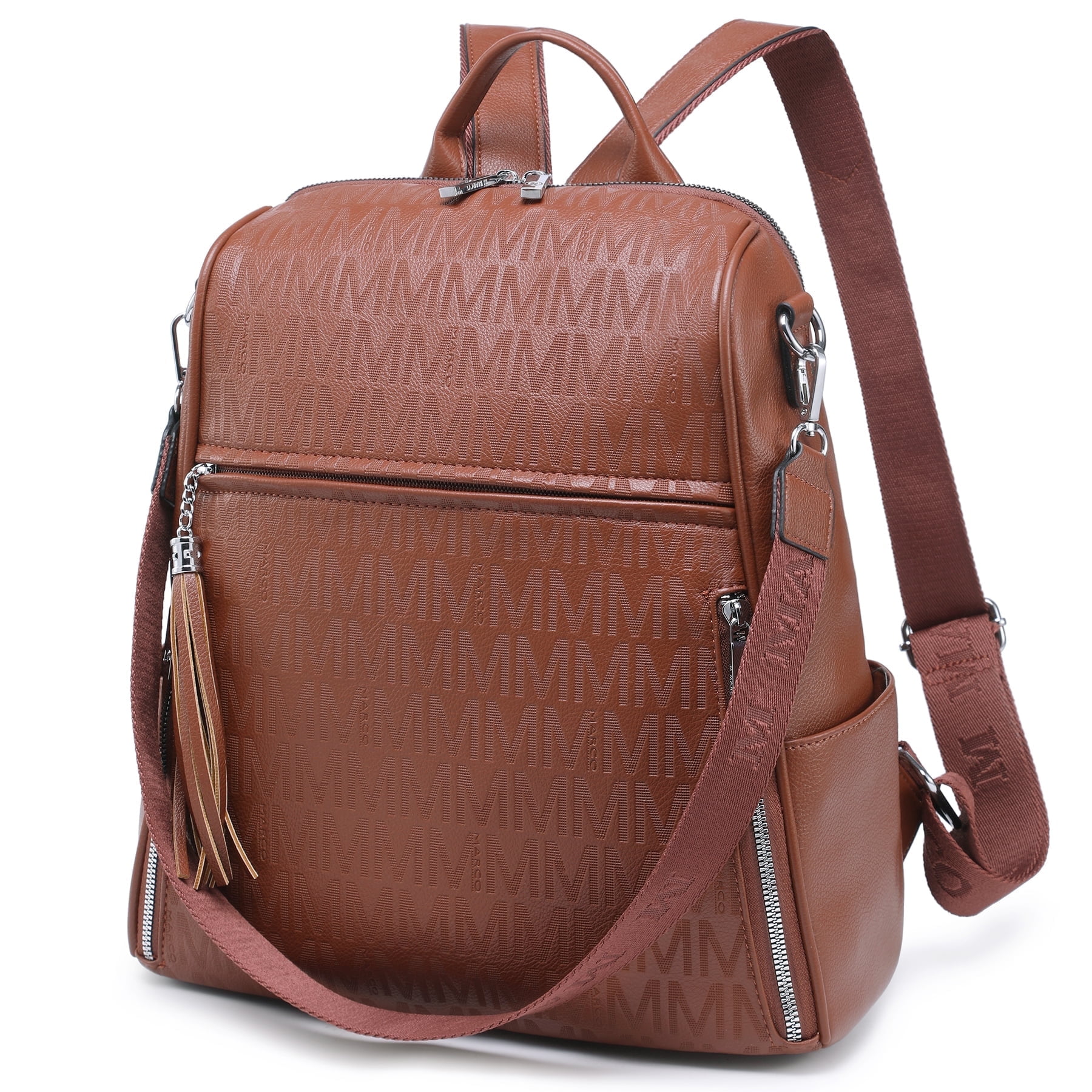 Womens Backpack Purse Fashion Leather Designer Anti-theft  display picture 1