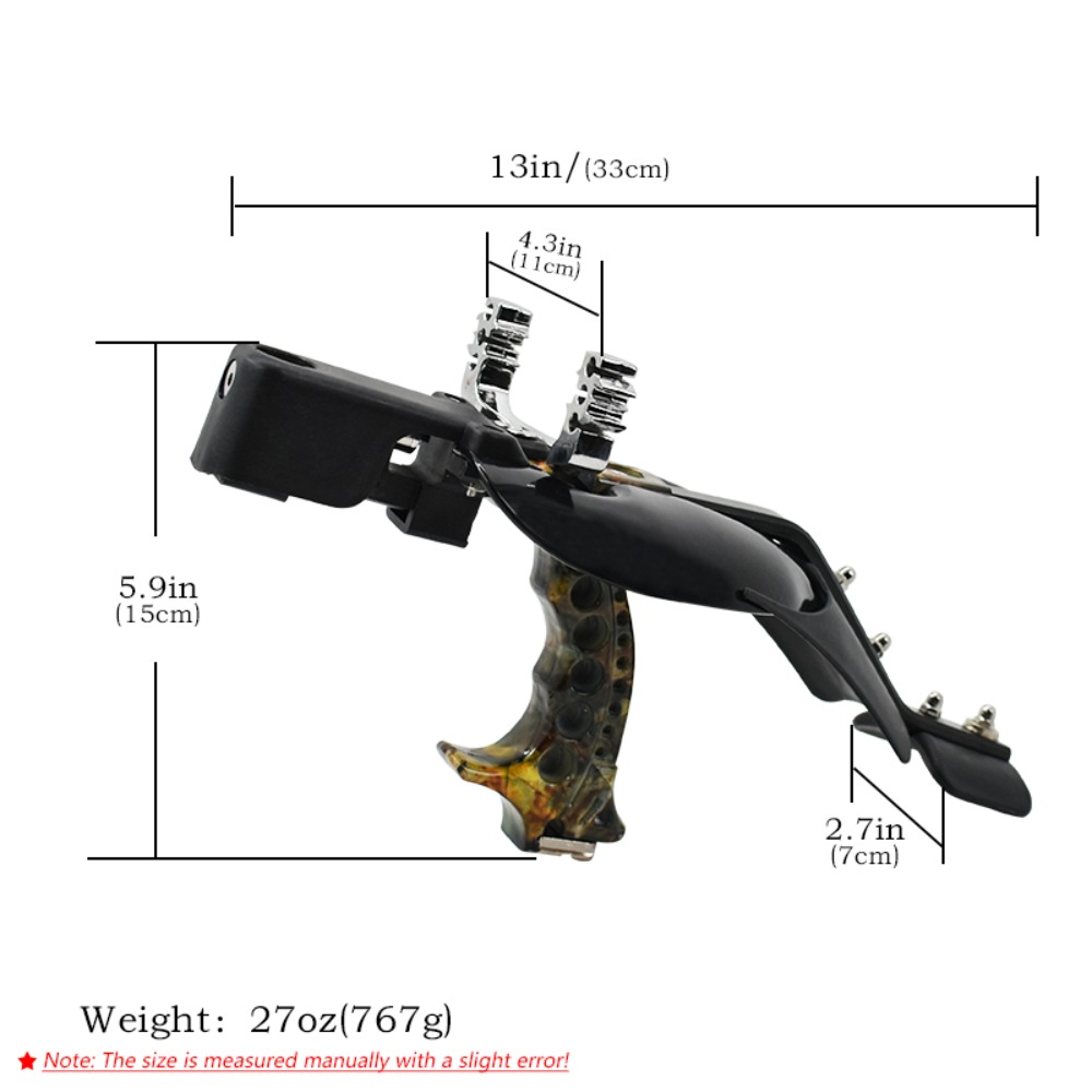 Outdoor Fishing Slingshot Set Reel Darts Catapult Bowfishing Hunting Kit