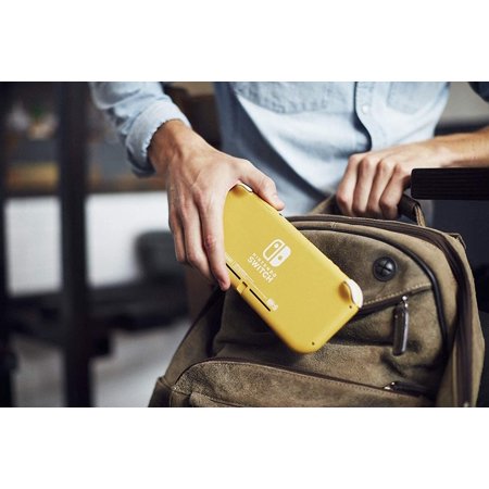 Newest Nintendo Switch Lite Game Console, Yellow, 5.5” Touchscreen, Built-in Plus Control Pad, Mazepoly 128GB Memory Card