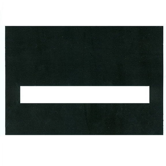 Typoscope -3-1-2 x 5 inches 50 Regular Black Plastic