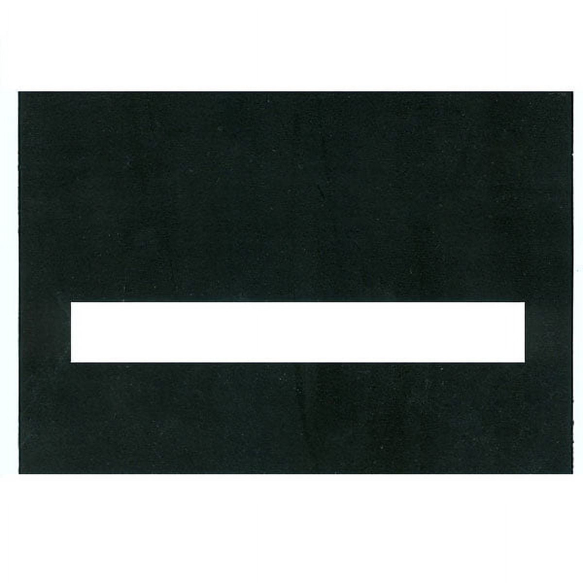 Typoscope -3 1-2 x 5 inches 100 Regular Black Plastic