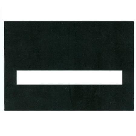 Typoscope -3 1-2 x 5 inches 100 Regular Black Plastic