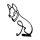 thumbnail image 2 of Escultura abstracta de perros, estatuas de animales de estilo norte europeo, figuras artesanales mi, 2 of 6