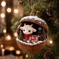 thumbnail image 6 of Dongrere 2D Goat Acorn Ornament, Acrylic Christmas Hanging Ornament for Xmas Tree Cabin Holiday Decor, 3.15", 6 of 6