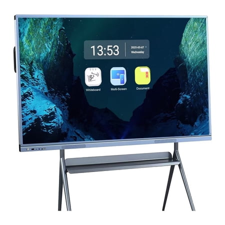 JYXCN 55" Touch Screen Smart Board, 4K Touch Screen Electronic Calendar All-In-One Smartboard Digital Whiteboard for Schools & Offices Smart TVs