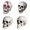 Multicolor-4PCS, variant on Life Size Skeleton Skull Model Halloween Decorations Plastic Realistic Human Skull Model Skull Head Decoration Prop for Bar Party Home Halloween Decor Halloween Skull Statue Halloween Skeleton