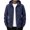 Dark Blue, variant on HOOMEUMY Field Duty Jacket Functional Performance Fabric Insulated Cold Wet Weath Rain Outdoor Zip Up Coat for Men