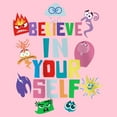 thumbnail image 2 of Girl's Inside Out 2 Believe In Your Self  Graphic T-Shirt, 2 of 4