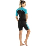 One Man Tent Cressi Lido Man Monopiece Wetsuit 2mm - Herren Einteiliger Neoprenanzug 2 Mm Für Alle Wassersportarten, Schwarz/Blau Athletic Fit Wetsuit Black Blue
