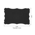 thumbnail image 2 of Uxcell 3.7"x2.4" Blank Paper Business Cards, 120 Pack Small Index Flash Cards Words Message, Black, 2 of 6