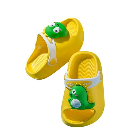 

Kids Summer Cartoon Thick Bottom Slippers Girls Non-slip Sandals