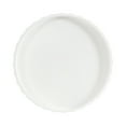 thumbnail image 5 of Kate and Laurel Lissi Decorative Round Tray with Wavy Design, 16 Inch Diameter, White, Modern Scalloped Circle Serving Tray for Coffee Table Ottoman, Dining Table, or Entryway Catch-All Tray, 5 of 8