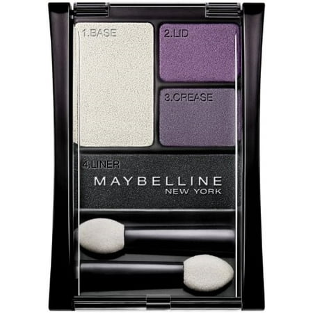 Maybelline New York Expert Wear Eyeshadow Quads, Amethyst Smokes, 06, 0.17