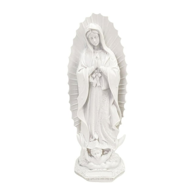 Estatua de la Santísima María Figura de Nuestra Señora de Fátima Colección de Regalos Figura Elegante Estilo D