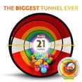 thumbnail image 3 of Carpas y túneles Playz Rainbow para niños con canasta de baloncesto, 3 of 9