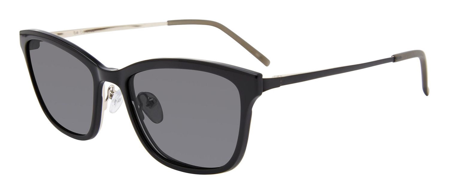 Bio Eyes Womens Prescription Eyeglasses, Stolons, Black Gold, 50.5-17.5-140